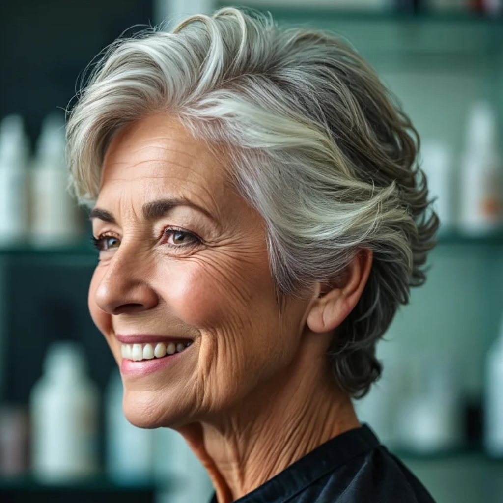 effilé hyper stylée coupe courte femme moderne