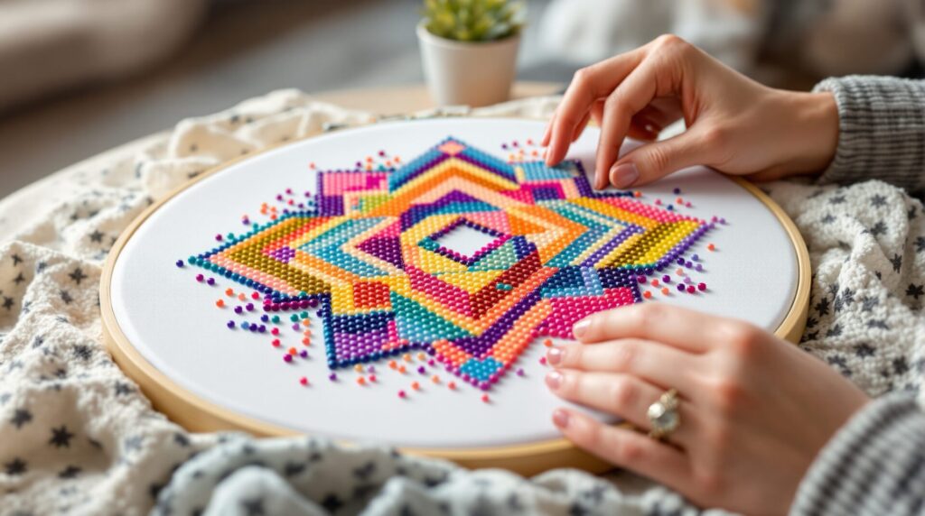 broderie diamant