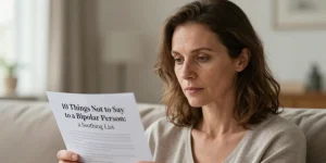 10 Choses à ne pas dire à un bipolaire : la liste apaisante