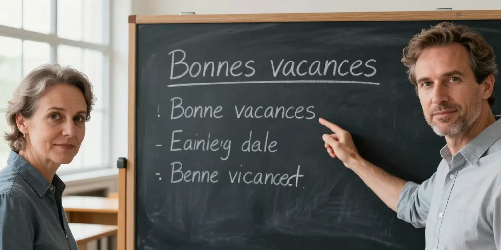 Bonne vacances : la bonne orthographe et exemples pratiques ?