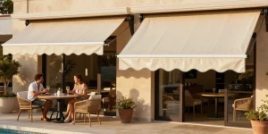 Lambrequin pour store banne : la forme droite ou vague pour votre terrasse ?