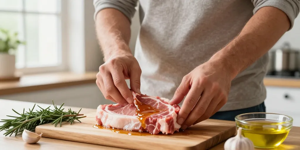 marinade cote de porc