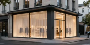 Store banne design : comment les architectes et décorateurs choisissent leurs marques en 2026